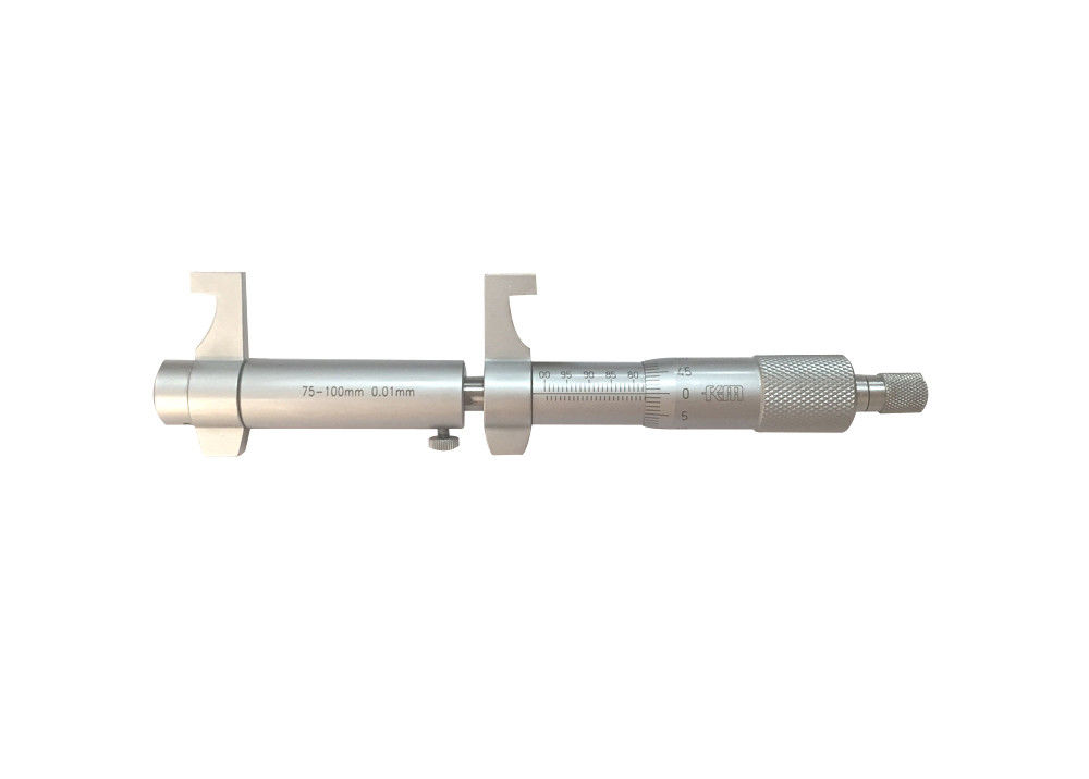 75-100mm Caliper Type Jaws Inside Micrometer with Carbide Measuring Face