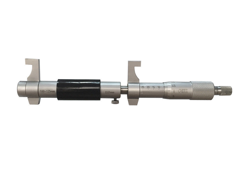 100-125mm Vernier Inside Micrometer With Caliper Type Jaw And Two Contact Points Customizable