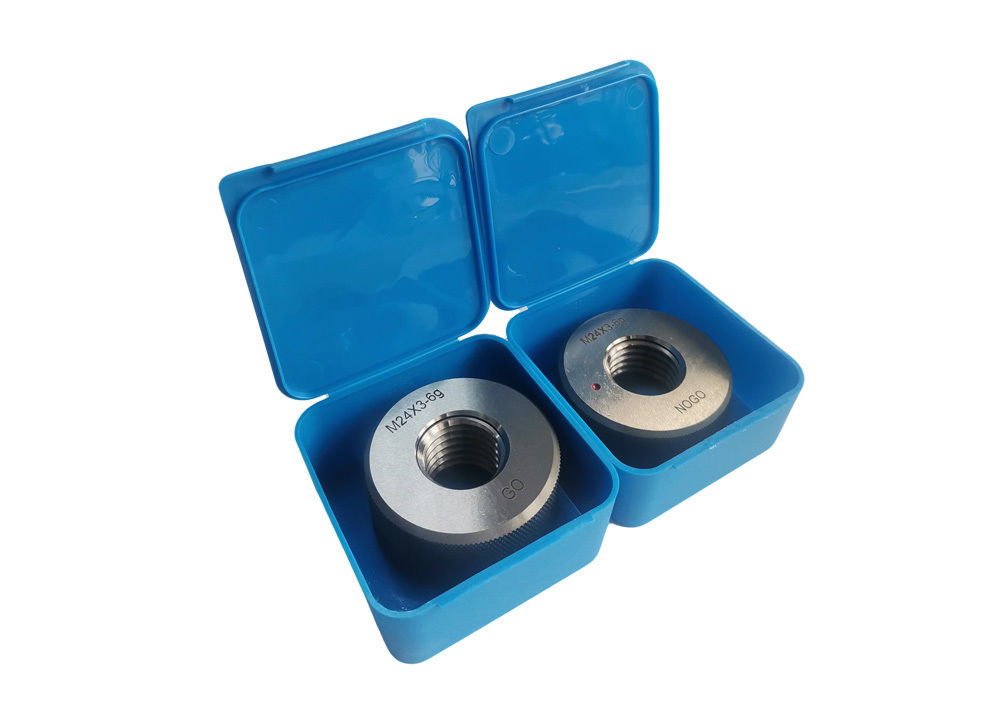 High Precision M24.0 GO NOGO Metric Thread Ring Gauge for Threaded Parts Equipment with Internal First Grade Thread Machining Center