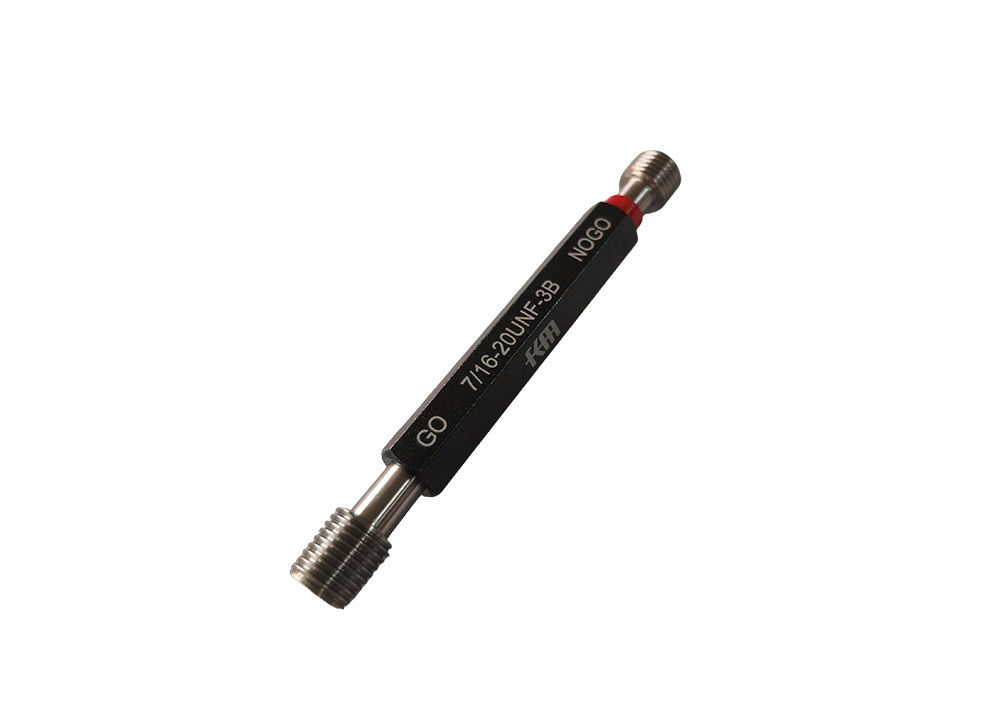 Customized Measuring Tools 7/16-20 UNF-3B Thread Plug Gauge for Checking Threaded with Standard Thread Gauges