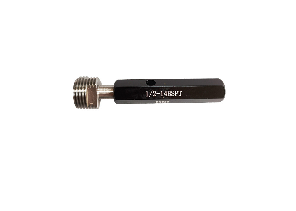 British Standard 1-2''-14 BSPT Pipe Thread Gauge with Gcr15 Material for Mechanical Connections