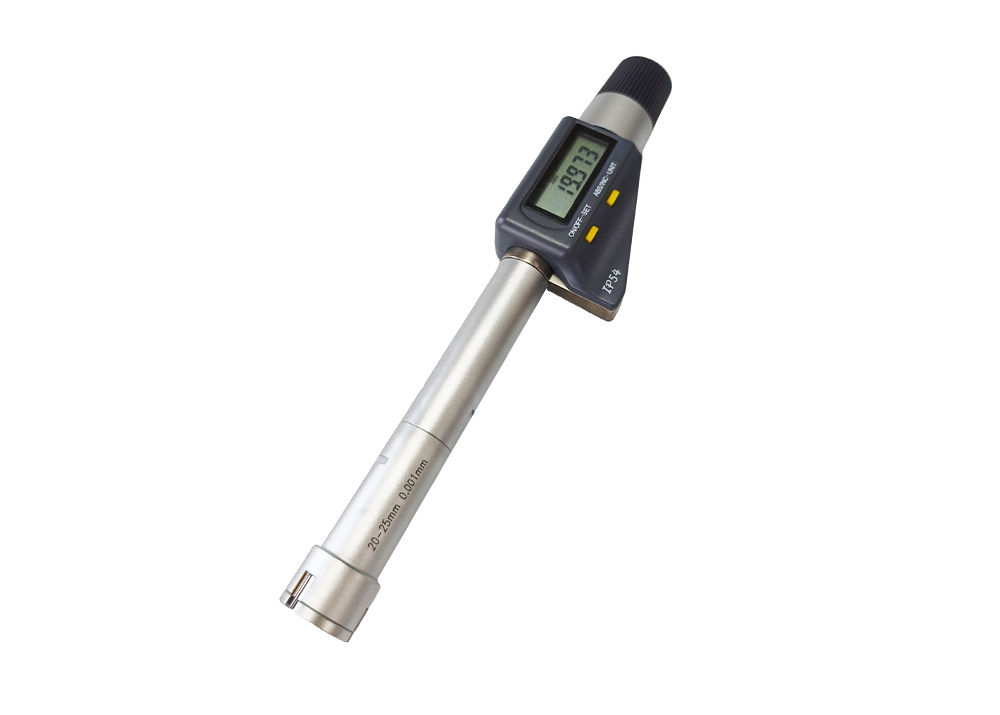 20-25mm Three-Point Internal Micrometer Inside Diameter Measuring Tools with IP54 Protection Degree