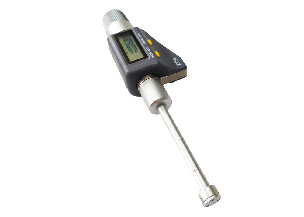 IP54 Protection Degree 10-12mm Three Point Bore Gauge with Extension Rod 100mm Resolution 0.001mm
