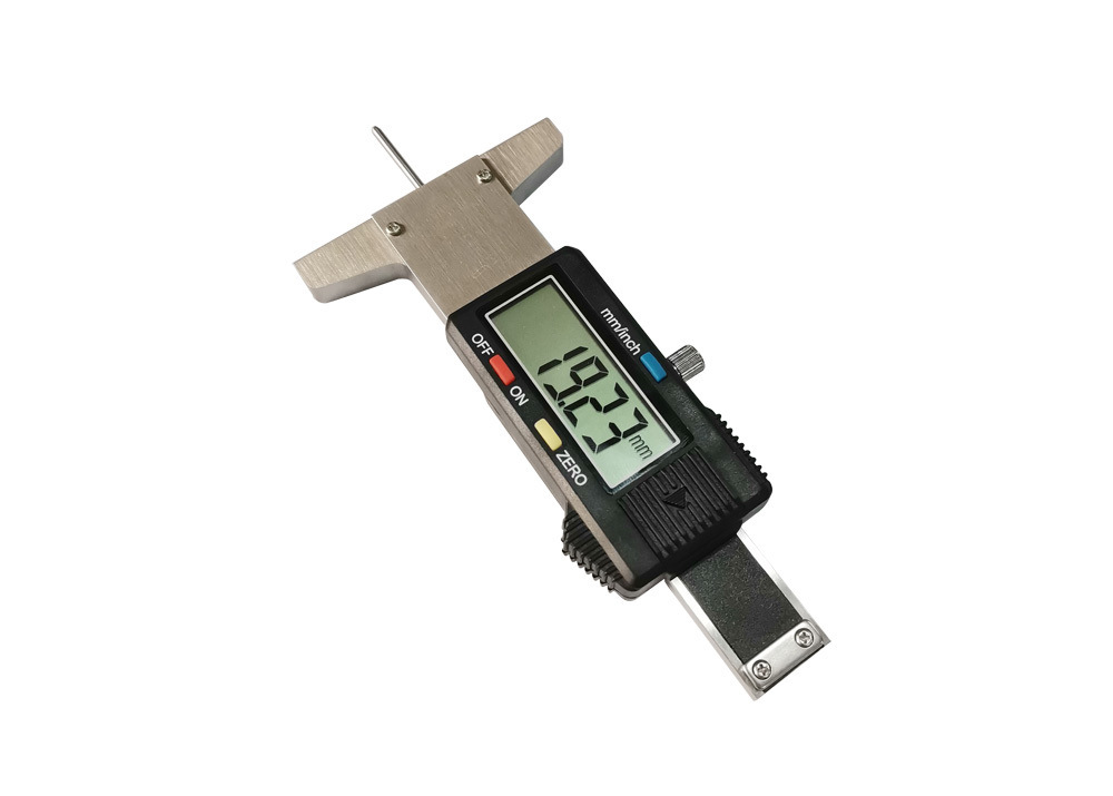 Digital Depth Gauge 0-30mm Thin Rod Design for Narrow Groove Measurement