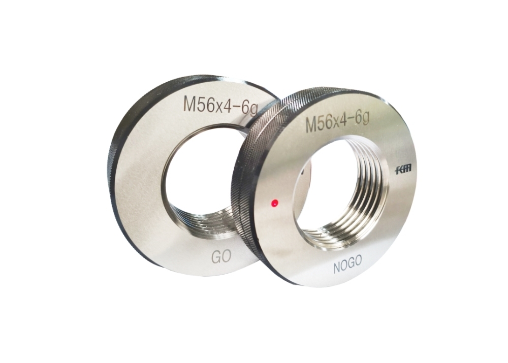 Accurate Metric Thread Ring Gauge M56.0 GO and NOGO Thread Machining Center for Checking