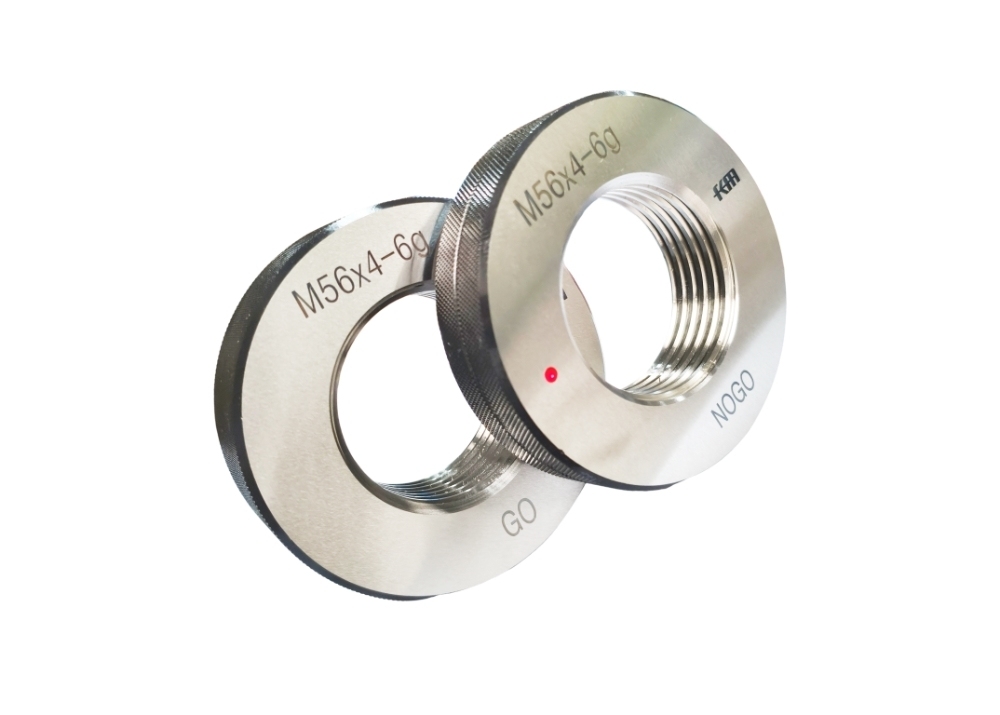 Accurate Metric Thread Ring Gauge M56.0 GO and NOGO Thread Machining Center for Checking