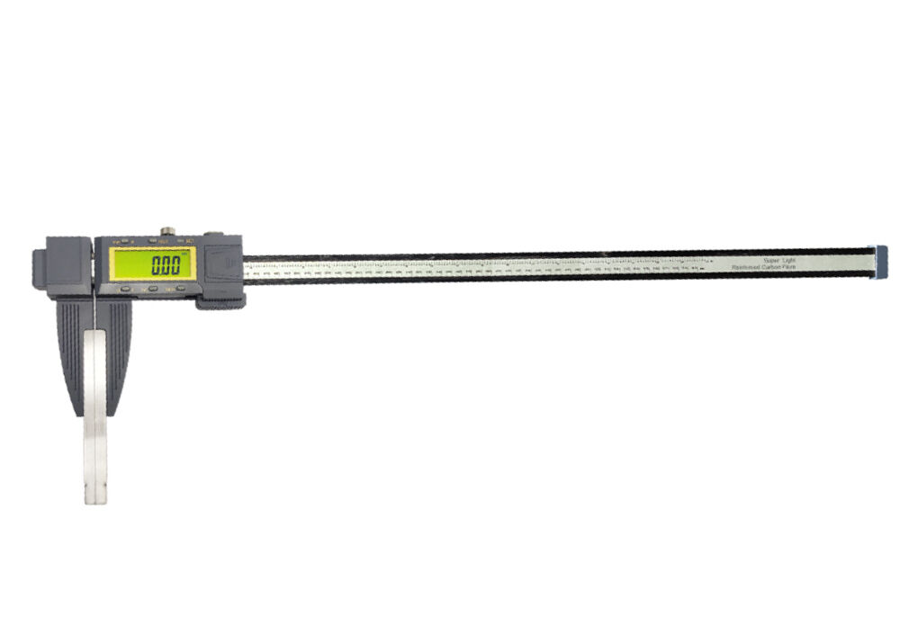 Factory Supply 0.01mm/0.0005″ Resolution IP65 Digital Carbon Fiber Caliper Lightweight Anti-corrosion Dimensional Inspection Caliper