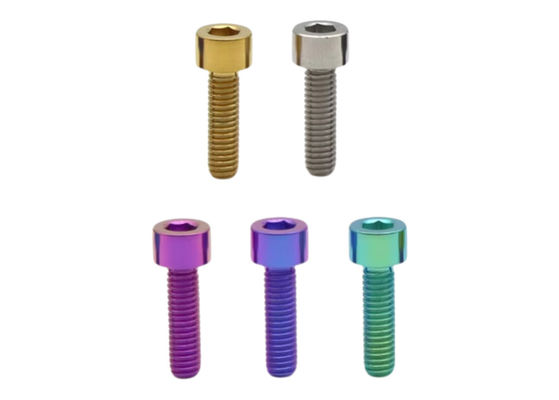 Ốc vít đầu lục giác màu Anodized cho Đua xe và Xe máy
