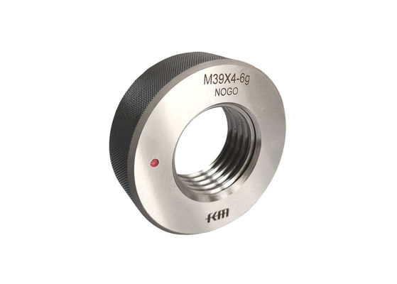 Chiếc nhẫn đo chính xác và thước đo sợi cắm cho sợi M39x4 6G NO GO với giấy chứng nhận hiệu chuẩn