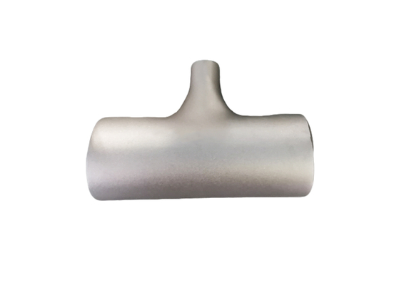 DN15 × 15 × 10 - DN125 × 125 × 80 Titanium hợp kim Butt Weld Reducing Tee với Shot Blasting Surface Finish